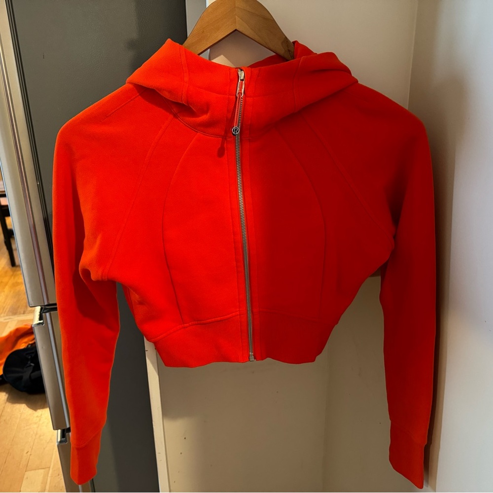 Cropped scuba Lululemon hoodie